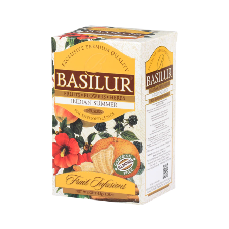 Basilur Fruit Infusions Collection – Indian Summer – 25 × 1.8 g