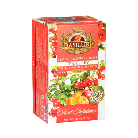 Basilur Fruit Infusions - Brusnica 20x1,8g