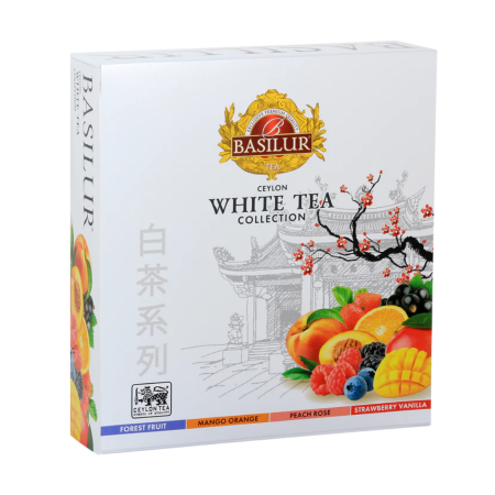 Basilur White Tea Collection Assorted – 40 Tea Bags