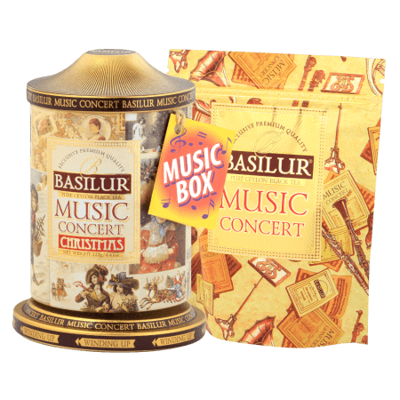 Basilur Božićna Muzička kutija - Crni čaj - 100g