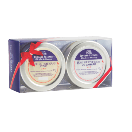 Duo Bloc Duck & Goose Foie Gras – 2 x 45 g