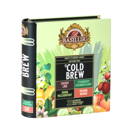 Basilur Cold Brew Collection Assorted - 4 ukusa u metalnoj kutiji - 32 kesice