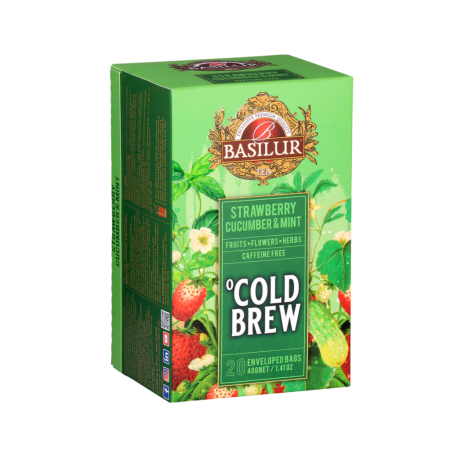 Basilur Cold Brew Collection - Jagoda, Krastavac i Menta 20x2g