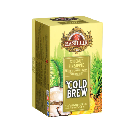 Basilur Cold Brew Collection - Kokos i Ananas 20x2g