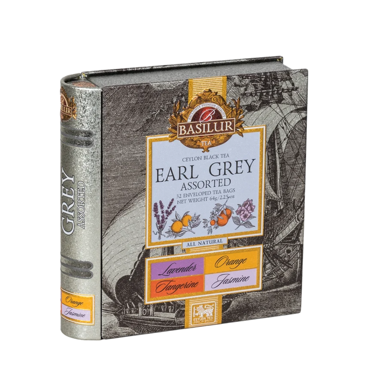 Basilur Green Earl Grey – Assorted 40 kesica Viand Shop