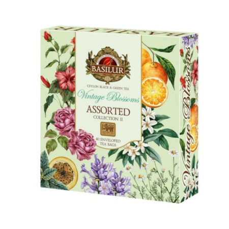 Basilur Vintage Blossoms – Assorted II 40 kesica
